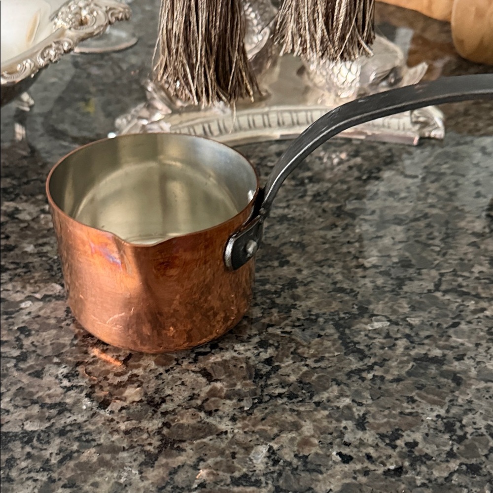 Copper Sauce Pot from France